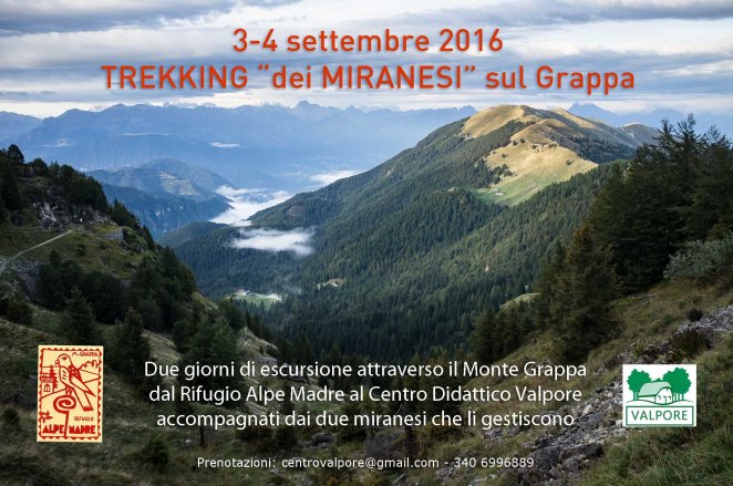 Trekking sul Monte Grappa dal Rifugio Alpe madre al Centro Valpore